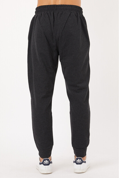 2D2B Erkek Basic Paçası Dikişli Baskılı 2 İplik Eşofman Altı 