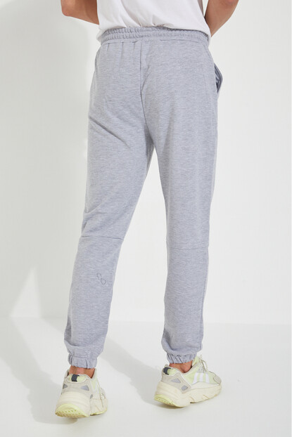 2D2B Erkek Regular Fit Lastik Paça Beli Lastikli  Dikiş Detaylı Eşofman Altı