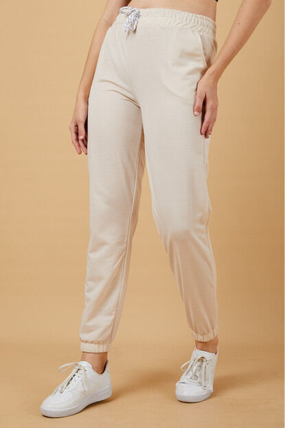 2D2B Kadın Bel Ve Paça Lastikli Eşofman Altı