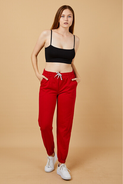 2D2B Kadın Bel Ve Paça Lastikli Eşofman Altı