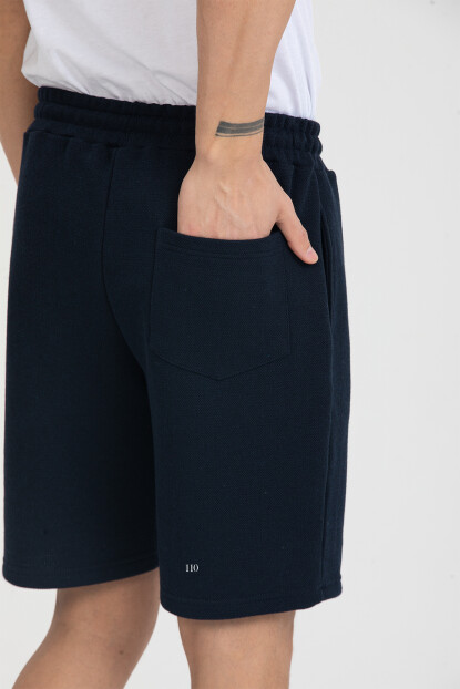 2D2B Erkek Nervürlü Regular Fit Şort
