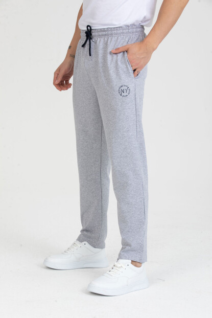 Erkek Düz Paça Basic Eşofman Altı