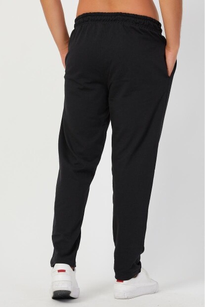 Erkek Düz Paça Nakışlı Eşofman Altı