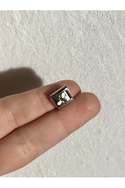 NATURE Çelik Arı Figürlü Nomi Charm 