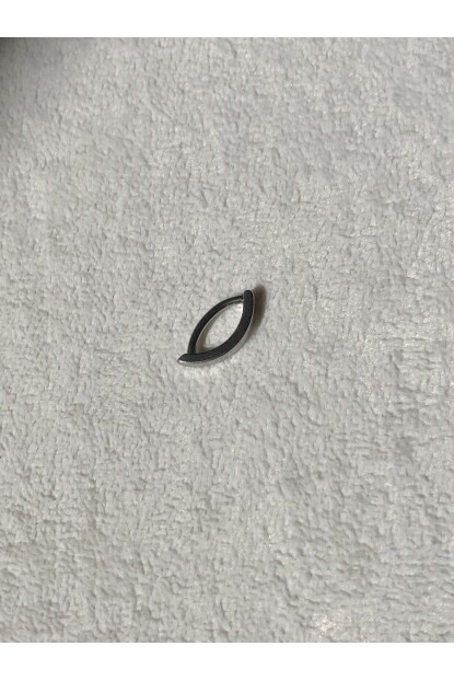 NATURE Cerrahi Çelik Yarım Halka Gümüş Göbek Piercing