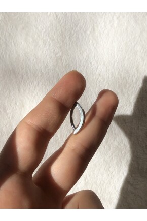 NATURE Cerrahi Çelik Yarım Halka Gümüş Göbek Piercing