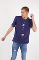 2d2b Erkek Basic Oversize Air Baskılı Kısa Kol T-Shirt