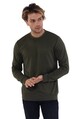 Erkek Sıfır Yaka Basic 3 iplik Sweat Shirt