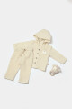 2D2B Baby Organik Kapüşonlu Ceket Pantolon Set