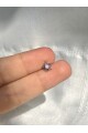 NATURE Cerrahi Çelik  Opal Taşlı Yıldız Gümüş Renk 1cm  Piercing