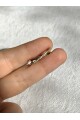 NATURE Cerrahi Çelik Zirkon Sıralı Taşlı Çapraz  Piercing