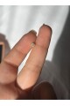 NATURE Cerrahi Çelik Zirkon Taşlı Arkası Düz Küçük Kalp  Piercing,Tragus, Helix, Kıkırdak.