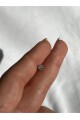 NATURE Cerrahi Çelik Zirkon Taşlı Arkası Düz Küçük Kalp  Piercing,Tragus, Helix, Kıkırdak.