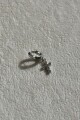 NATURE Cerrahi Çelik Zirkon Taşlı Haç Gümüş Renk  Halka 1cm  Piercing
